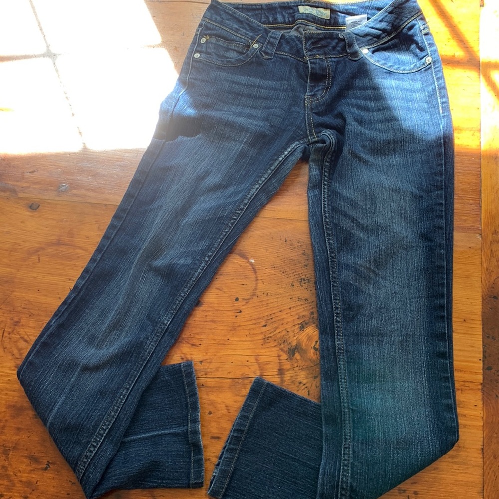 Y2K low-rise straight leg jeans